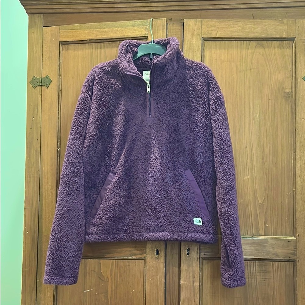 North Face Purple Fleece Pullover